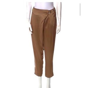 Brunello Cucinelli Satin Tapered Pants, size IT42 / US6